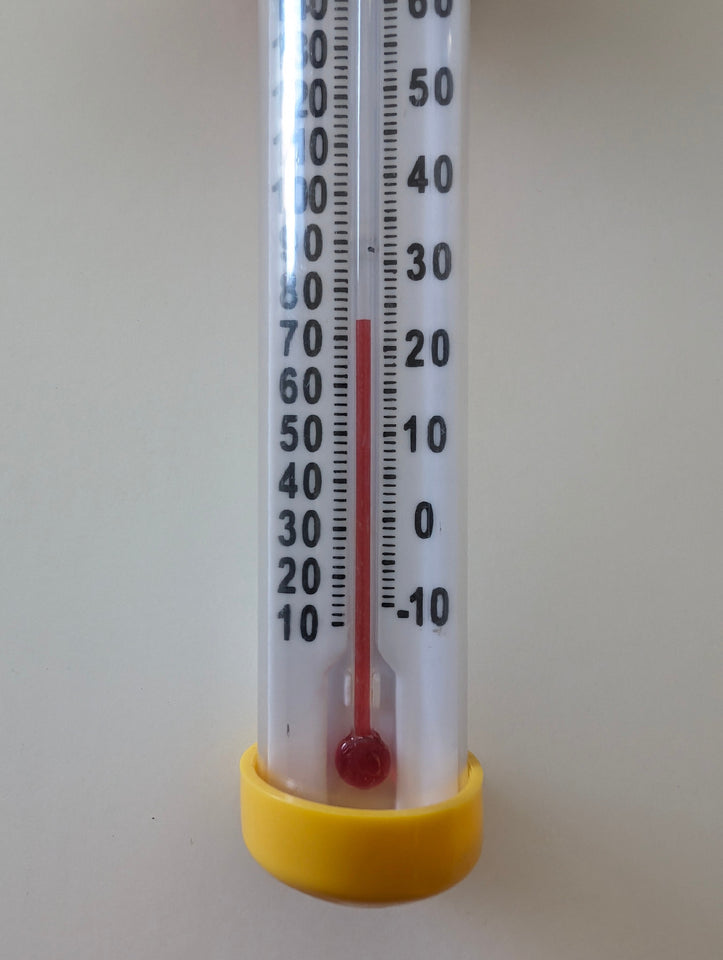 Floating duck thermometer