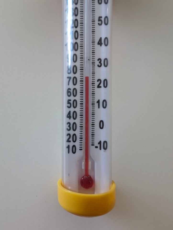 Floating shark thermometer