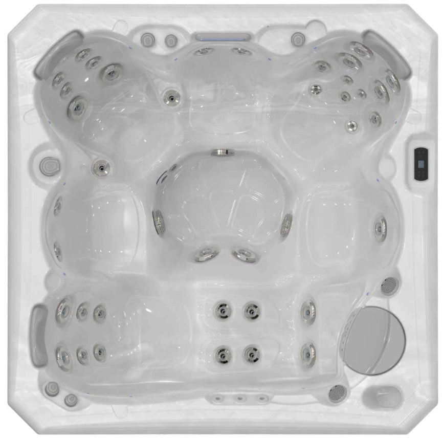 Wellis Malaga 6 seat lounger hot tub with amazing low back jets!