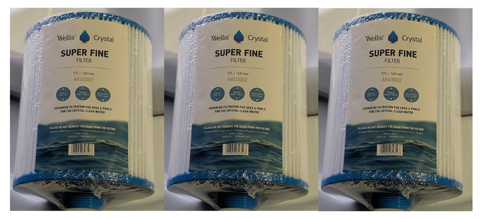 Box of 3 Wellis filter elements for Taurus, Monte Rosa, Libra, Mont Blanc and more!