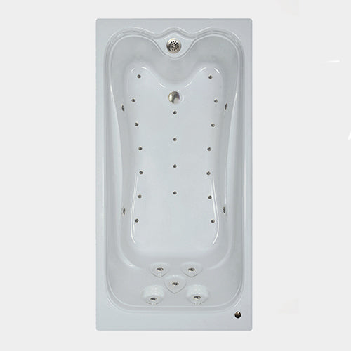 Deep Blue Rock Bottom 36" x 60"