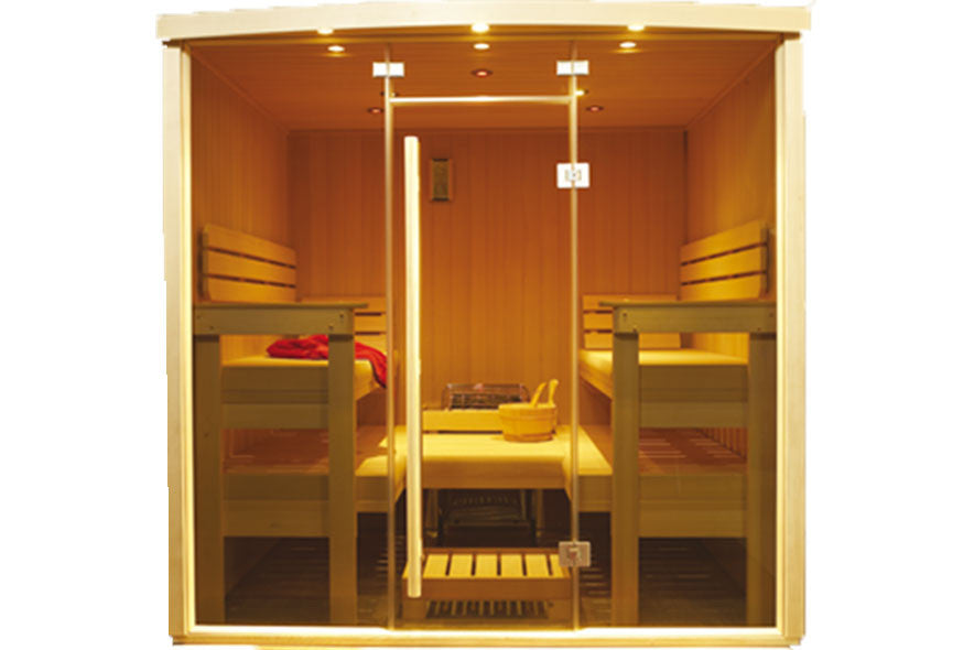 Solace Sisu panel built Designer sauna