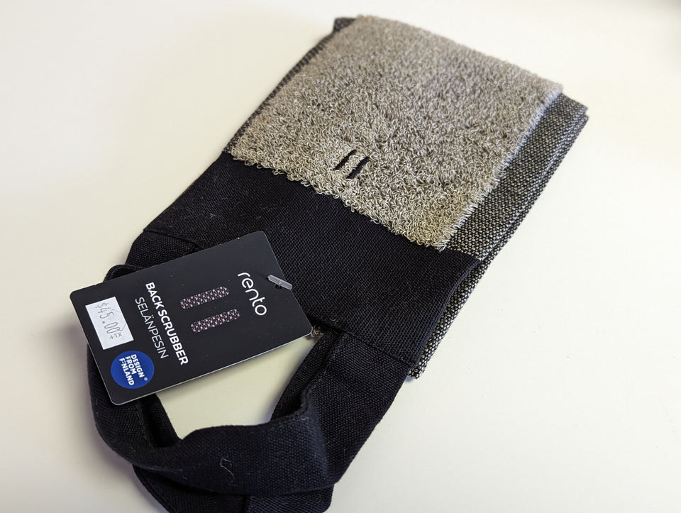 Linen back scrubber
