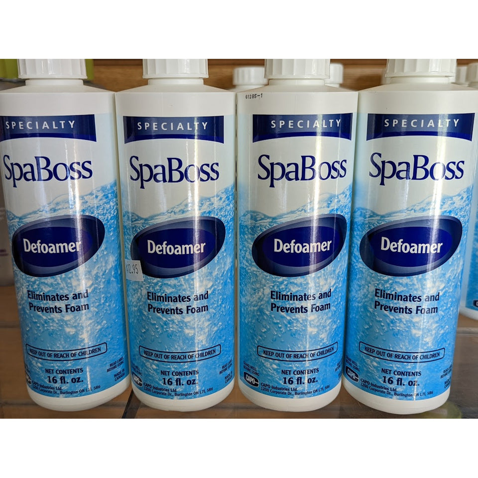 Spa Boss Defoamer, Foam out, Foam killer!  16 OZ