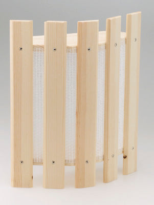 Handmade corner light shade for saunas