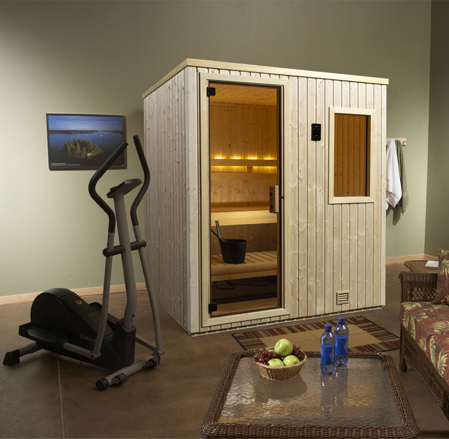 Finnleo Northstar 5' x 6' Indoor sauna kit | Leisure Concepts