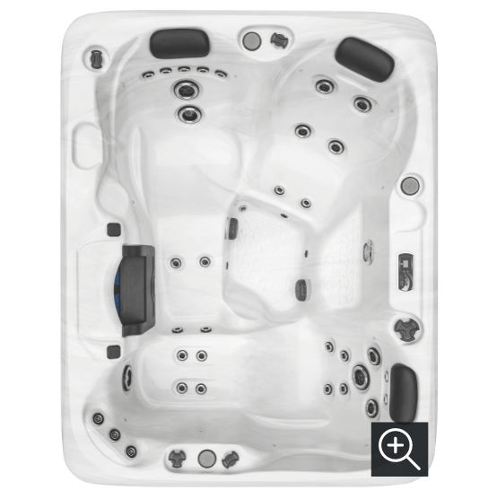 Earth spa Kouri compact double lounger