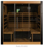 The Amazing all new Radia IR 400U 4 seat full spectrum IR sauna