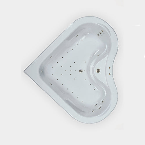 64 in. Acrylic Corner Drop-in Air and Whirlpool Bathtub in Biscuit 64 in. Acrylic Corner Drop-in Air and Whirlpool Bathtub in Biscuit