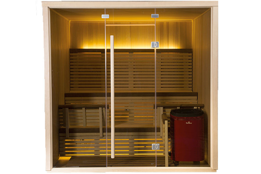 Custom-Cut Sauna Serenity Interior