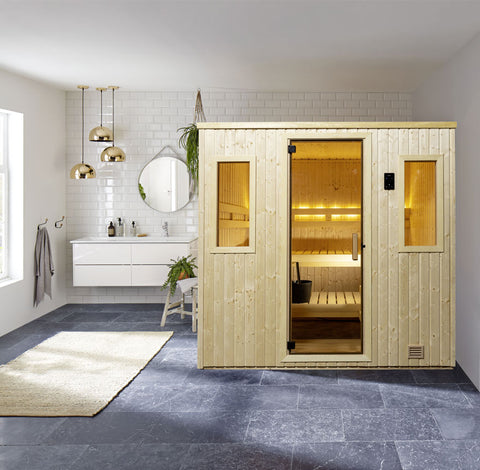 Finnleo Northstar 5' x 7' Indoor sauna kit | Leisure Concepts