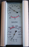 Sauna Thermometer / Hygrometer with wood sides